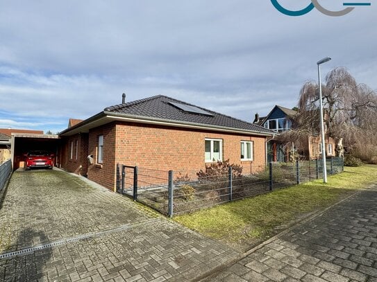 Moderner und barrierefreier Bungalow in Holtorf - überdachte Terrasse/ Garten/ Carport!