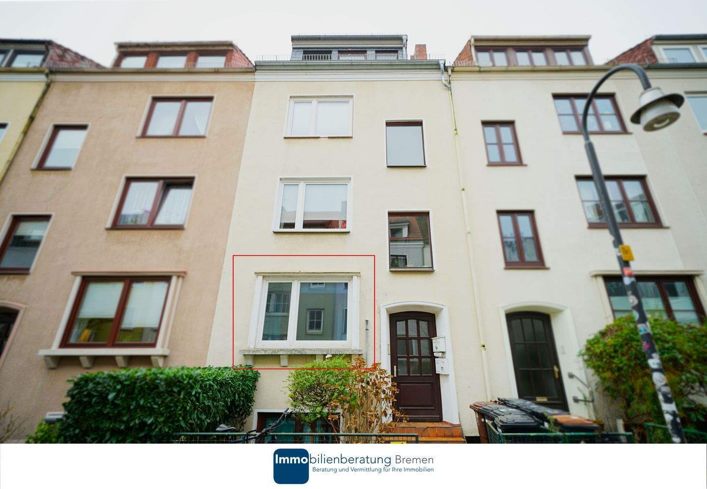 Vermietete Eigentumswohnung mit Gartennutzung im Bremer Viertel