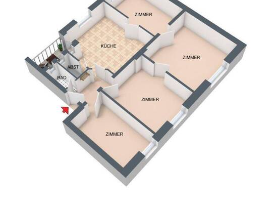 4-Zimmer-Wohnung mit Altbaucharme in zentraler Lage