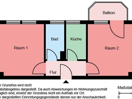 Demnächst frei! 2-Zimmer-Wohnung in Bergkamen Oberaden