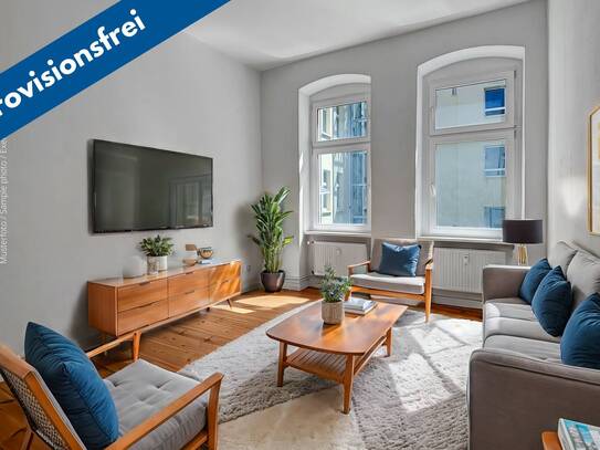 PROVISIONSFREI! Geräumige 2-Zimmer-Altbauwohnung mit 74,81qm im Rudolfkiez in Friedrichshain!