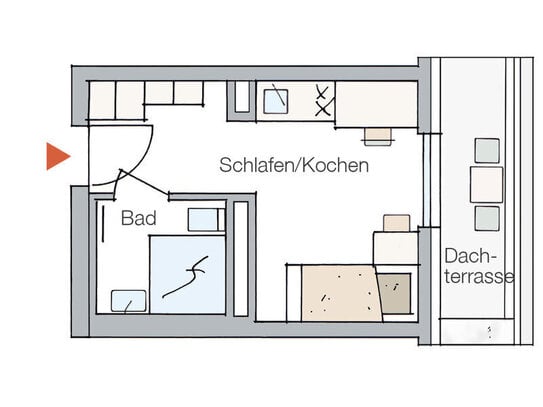 Neubau von Studentenapartments in begehrter Lage