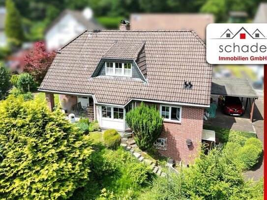 SCHADE IMMOBILIEN - Tolles Einfamilienhaus in grüner Waldrandlage von Werdohl!