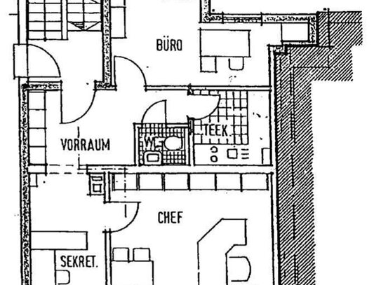 RENDITESTARKE und SICHERE KAPITALANLAGE - 2,5-ZIMMER-WOHNUNG ODER TRAUMHAFTE BÜROEINHEIT IN TOP-LAGE VON NÜRNBERG!