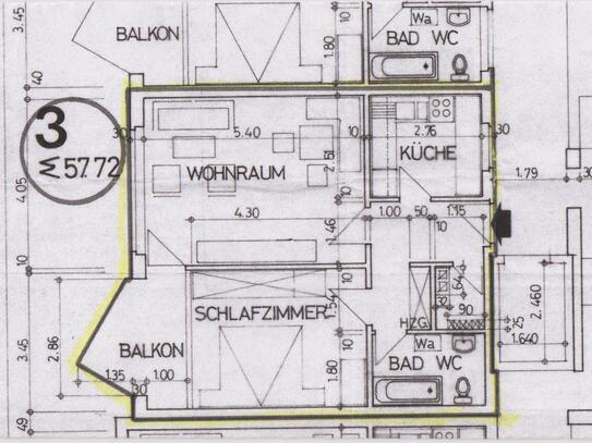 Attraktive 2-Zimmer-Erdgeschosswohnung mit Balkon in Herford