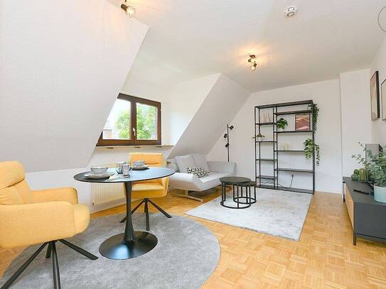 Modern möblierte Wohnung mit Balkon und TG-Stellplatz in Stuttgart Zuffenhausen