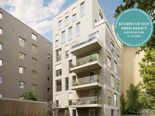 Individuell und mondän: 3,5-Zimmer-Wohnung mit Balkon