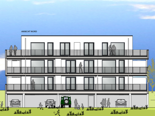 ERSTBEZUG: Aufzugsversorgte 3-Zimmer-Wohnung mit Balkon in Schemmerhofen / TO