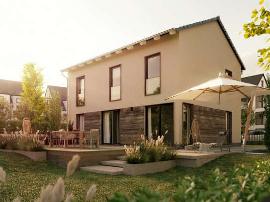 Garten und Garage sind schon fertig - nur noch Dein Traumhaus fehlt.