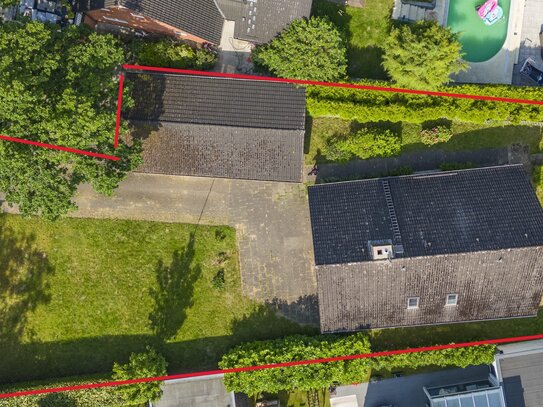 Schönes und diskretes Grundstück in ruhiger Lage in Nähe der Saselbek