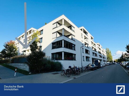 KN-Petershausen: Moderne, bezugsfreie 2-Zimmer-Wohnung mit West-Loggia