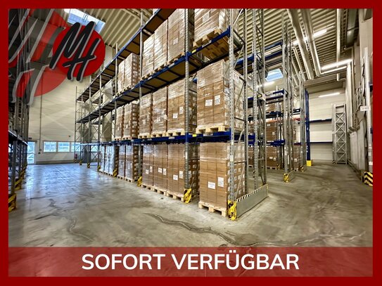 SOFORT VERFÜGBAR - VIELSEITIG NUTZBAR - Lager (3.500 m²) & Büro-/Sozial (200 m²)