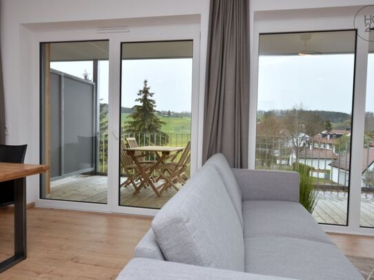 Möblierte 3 Zimmer EG Wohnung mit Terrasse & Stellplatz in Kaufbeuren