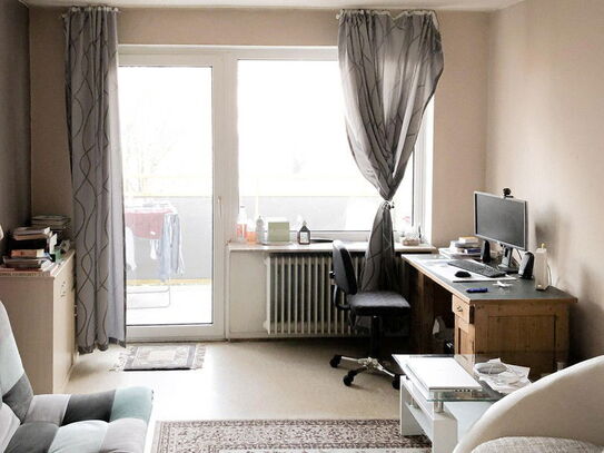 Balkon, Badewanne, Einbauküche - praktische 1-Zimmer-Wohnung in Dreieich-Sprendlingen