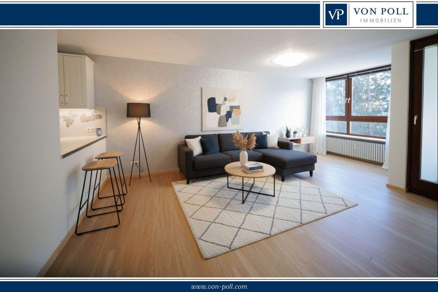 Kapitalanlage oder Eigenheim: Moderne 2-Zi.-Wohnung mit Balkon in attraktiver Lage am Kustermannpark