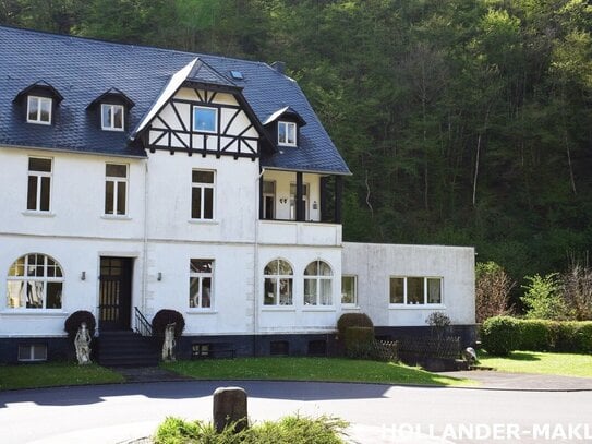 Kunstvolles Fachwerkhaus mit 5 Wohnungen und großem Garten am Rande der Wellness-Kurort Bad Bertrich