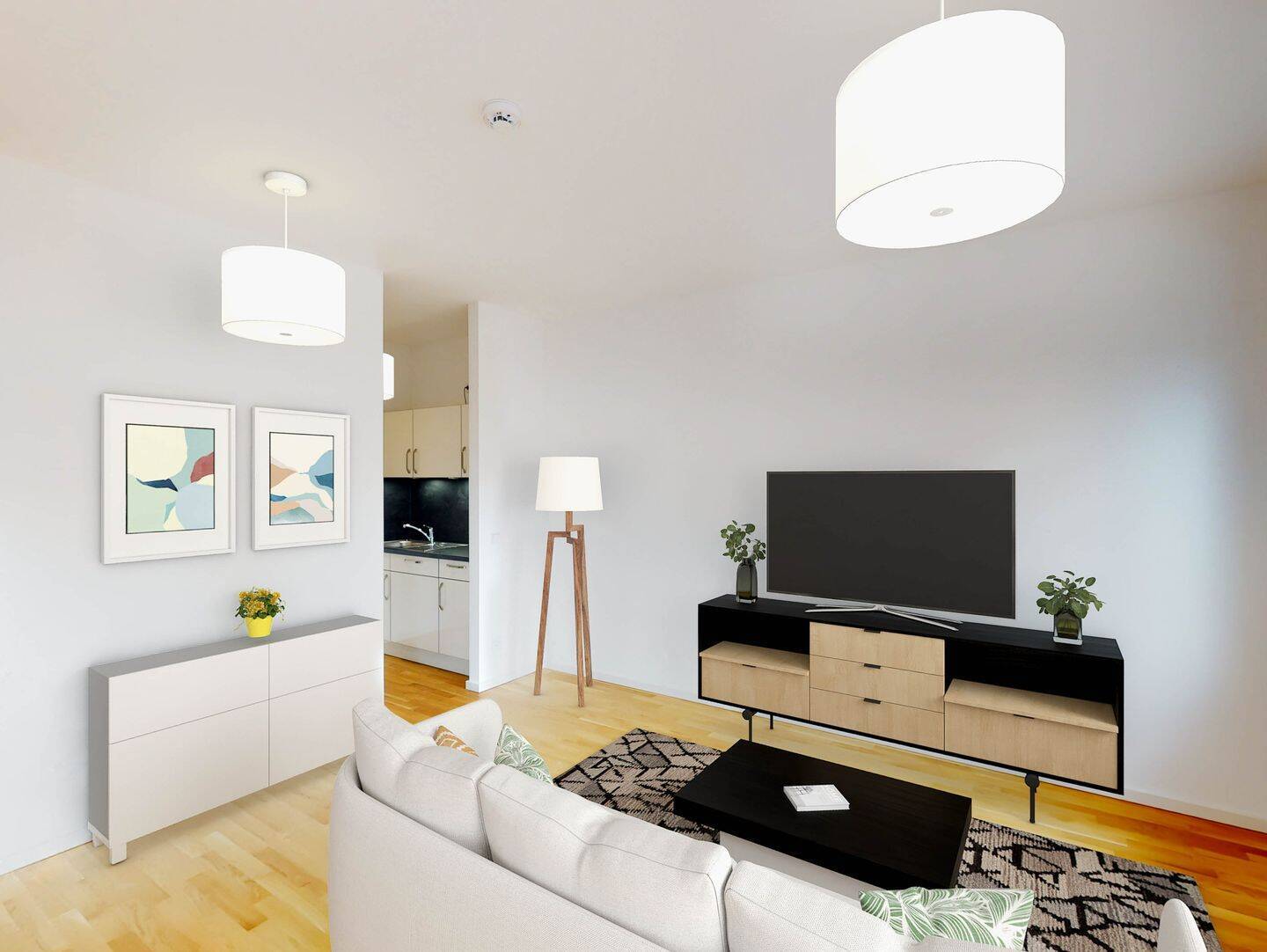Für alle mit mehr Platzbedarf: Neubau 3-Zimmer-Wohnung in der City West! - Photo 1