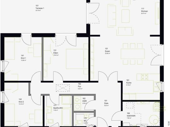 Bungalow-Traum: Schönes Wohnen auf einer Ebene