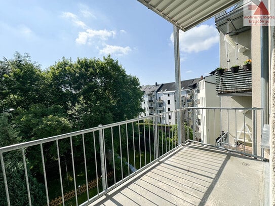 Hübsche 3-Raum-Wohnung mit Balkon in Hilbersdorf!