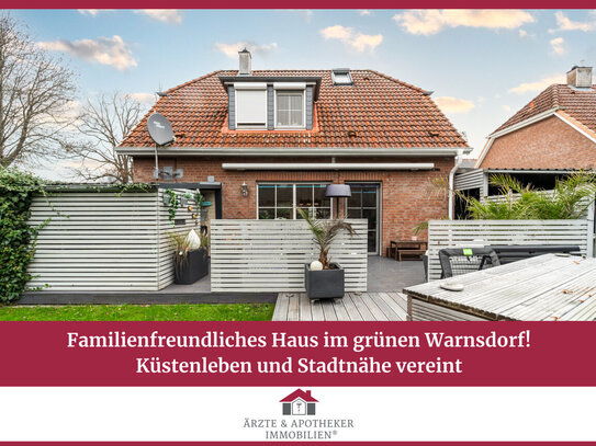 Familienfreundliches Haus im grünen Warnsdorf - Küstenleben und Stadtnähe vereint