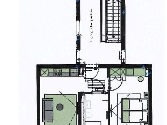 MODERN LIVING - Stilvoll möblierte 2-Zimmer-Erdgeschoss-Wohnung mit Terrasse in Altusried