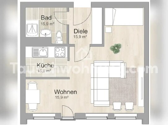 [TAUSCHWOHNUNG] Tausche Wohnung nahe Kantstraße gegen ruhige Lage