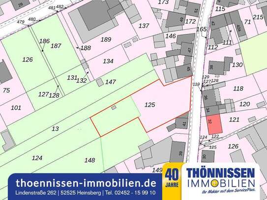 Großzügiges Baugrundstück in ruhiger Lage von Heinsberg-Karken