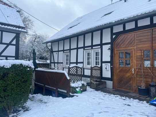 Für Natur- und Gartenfreunde "Gemütliche Fachwerkhaus-Doppelhälfte in Ruppichteroth-Kuchem"