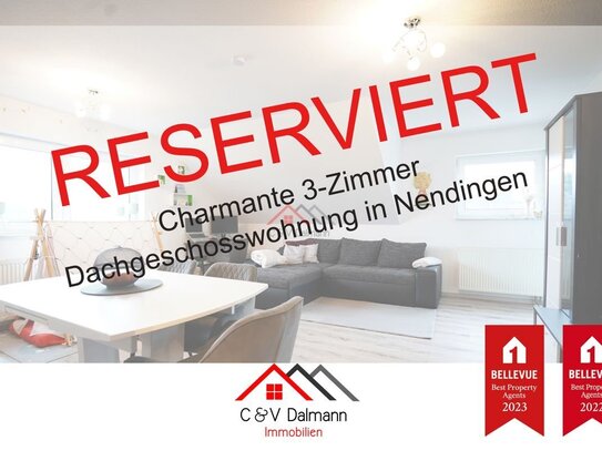 Charmante 3-Zimmer-Dachgeschosswohnung mit herrlichen Ausblick und eigenem Stellplatz in Nendingen