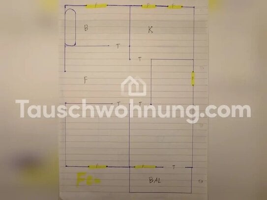 [TAUSCHWOHNUNG] Tauschswohnung 2 Z gegen 1Z