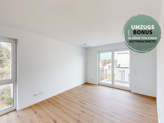 Neubau! 3-Zimmer-Wohnung mit EBK und Balkon zur Morgensonne