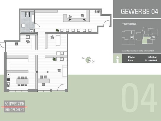 Attraktive Neubau-Gewerbeeinheit (04) in Tuttlingen