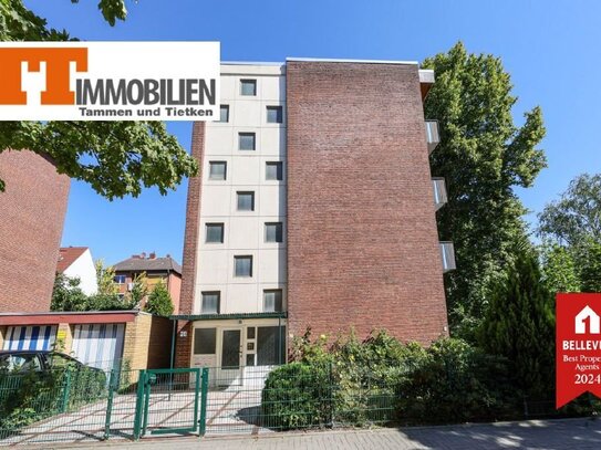 TT bietet an: Zauberhafte 2-Zimmer-Wohnung mit Balkon im schönen Stadtteil Heppens in Wilhelmshaven!