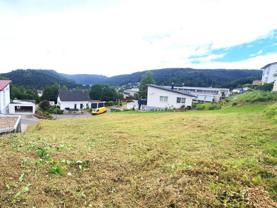 Sonniges Baugrundstück in schöner Aussichtslage