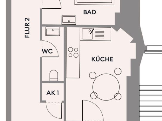 Für den perspektivischen Eigennutz | 3-Zimmer ETW mit Dachterrasse und top Mietniveau!