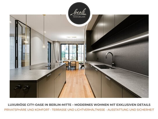 Exklusive Gelegenheit! Luxuriöse City-Oase in Berlin-Mitte - modernes Wohnen mit exklusiven Details