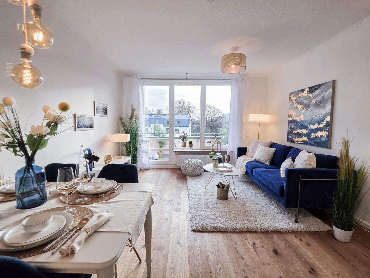 Top renovierte 3,5-Zi-Wohnung mit flex. Grundriss - mit Gartenblick - Erstbezug- provisionsfrei