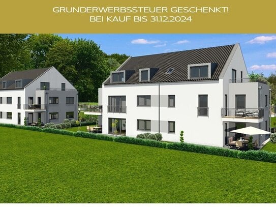 Provisionsfrei! - 3-Zimmer-Neubauwohnung mit ca. 160 m² herrlichem Garten