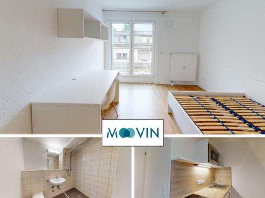 Modernes & möbliertes 1-Zimmer-Apartment mit Balkon zentral in Köln!