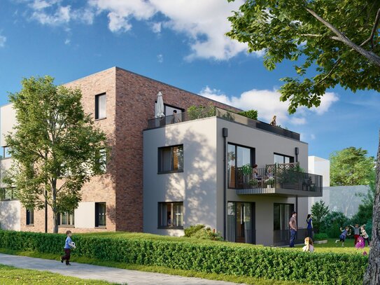 Zwei Ebenen, 158 m² unendliche Möglichkeiten mit Südgarten - Neubau Maisonette-Perle in Alsterdorf