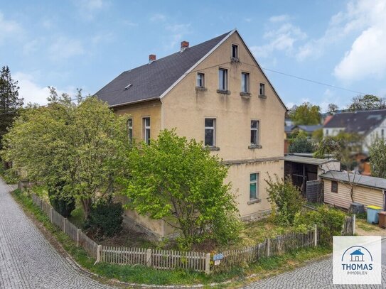 ++In attraktiver Lage von Großschönau: 510m2 Grundstück + kompaktes 190m2 MFH + idyllischer Garten++