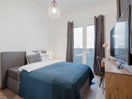 Privates, modernes Zimmer in einem Coliving-Apartment