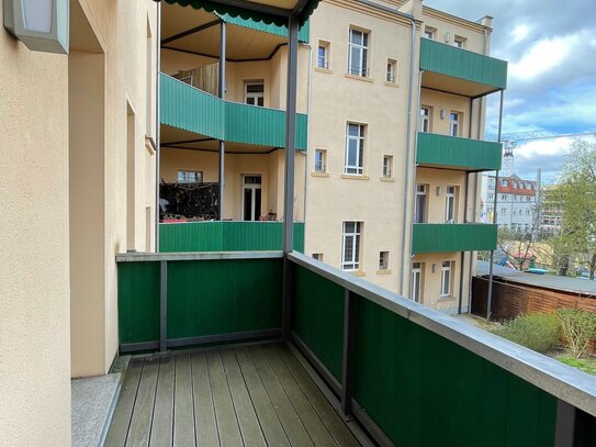 Modern sanierte 3-Zimmerwohnung mit großem Balkon im Leipziger Süden!