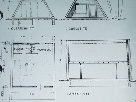 Nurdachhaus / Grundstück im Märchenwald