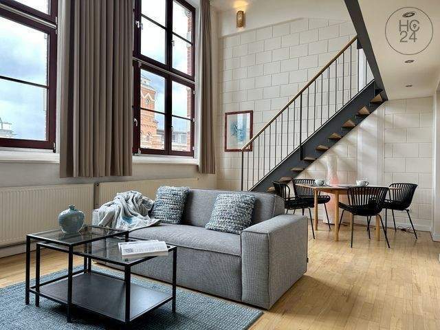 LOFTWOHNUNG IN SCHLEUSSIG - Möbliertes Wohnen am Kanal u. nahe dem Clara Zetkin Park