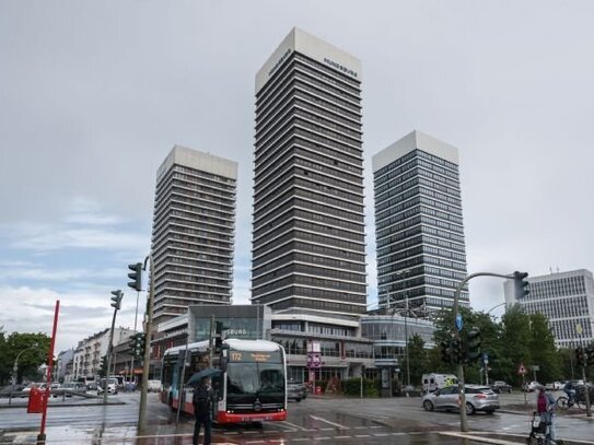 Buchen Sie Büroräume in Regus Mundsburg Tower für 1 Person bei denen Sie sich um nichts mehr kümmern müssen