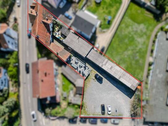 Attraktives Baugrundstück in zentraler Lage - Potenzial für 2 Mehrfamilienhäuser & 1 Einfamilienhaus