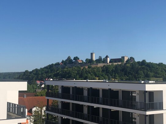 Neubau-Mietwohnungen in 93133 Burglengenfeld "Spitalgärten", teilmöbliert mit Südwest Balkon