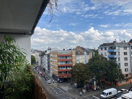 Belgisches Viertel mit Domblick