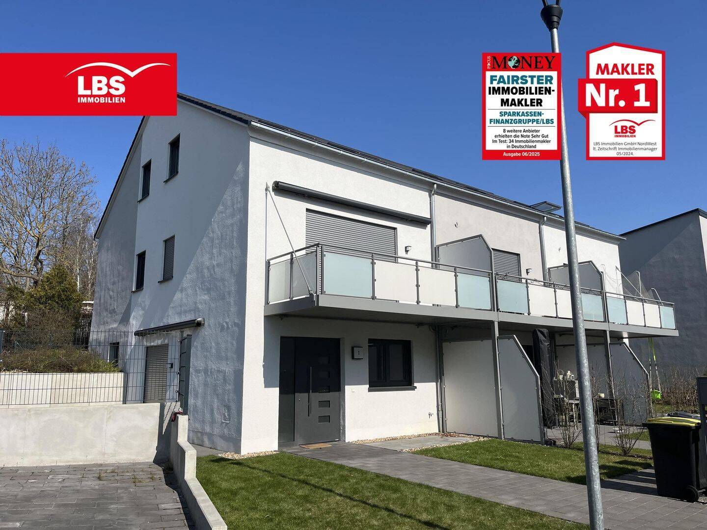 Modernes Stadthaus mit viel Platz auf 3 Etagen 2 Bäder, Balkon+Gartenanteil - Photo 1